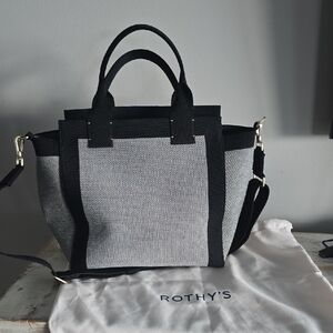 Rothy's The Handbag In Gray/Black
